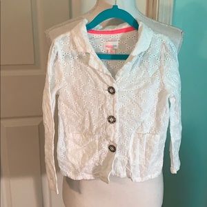OshKosh eyelet collared jacket. EUC